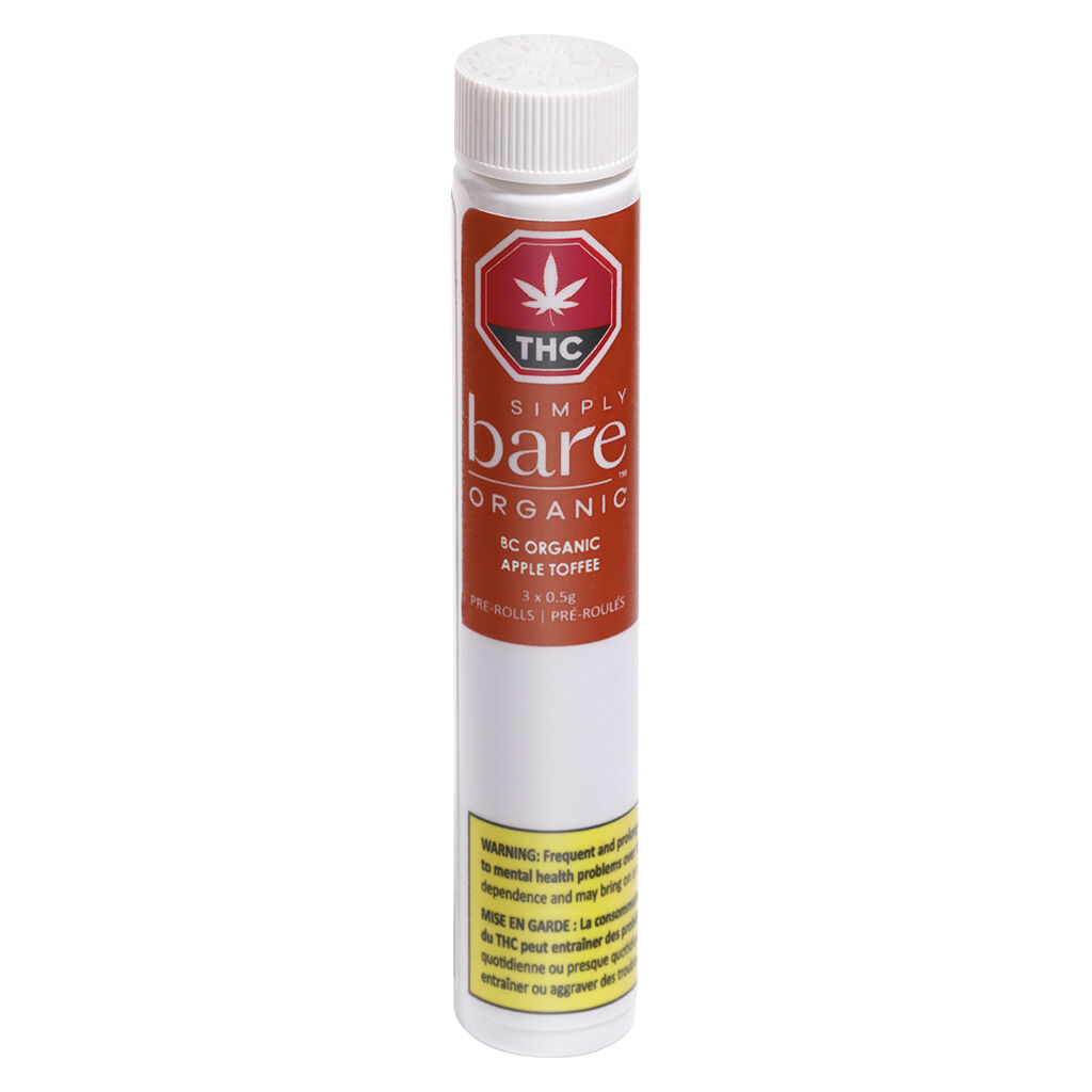 Simply Bare - BC Organic Apple Toffee Pre-Roll Indica - 3x0.5g.jpeg